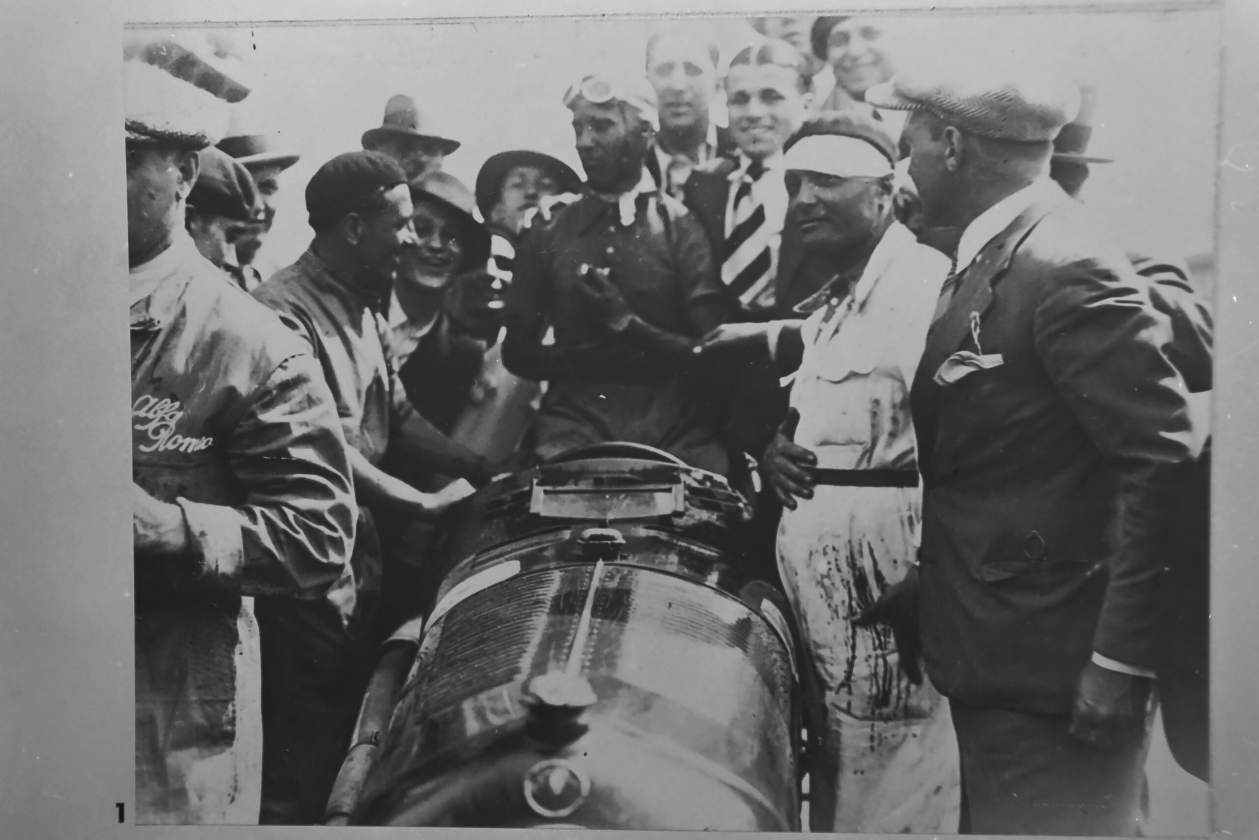 Gp Monza 1932 con Nuvolari e Bozacchini Gp Monza 1932 con Nuvolari e Bozacchini